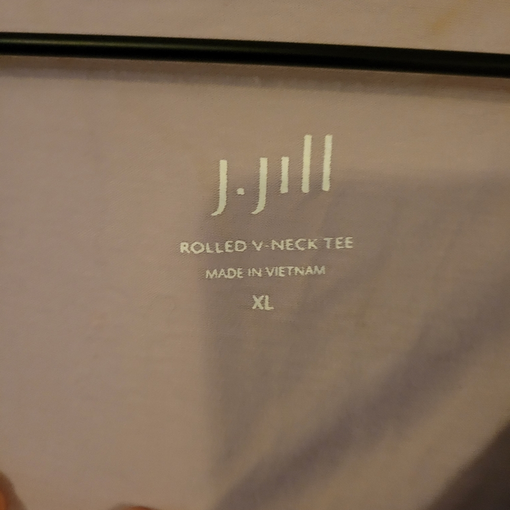J. JILL light dusty purple Long Sleeve Tee XL Tried on, EUC - Picture 3 of 3